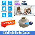V380 Pro Smart Wi-Fi Bulb Holder Hidden Camera – 1080P HD Wireless Spy Camera with Night Vision & Motion Detection